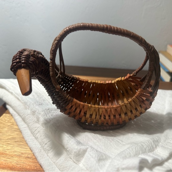 Vintage Woven Duck Basket - Home Accents - Picture 5 of 7
